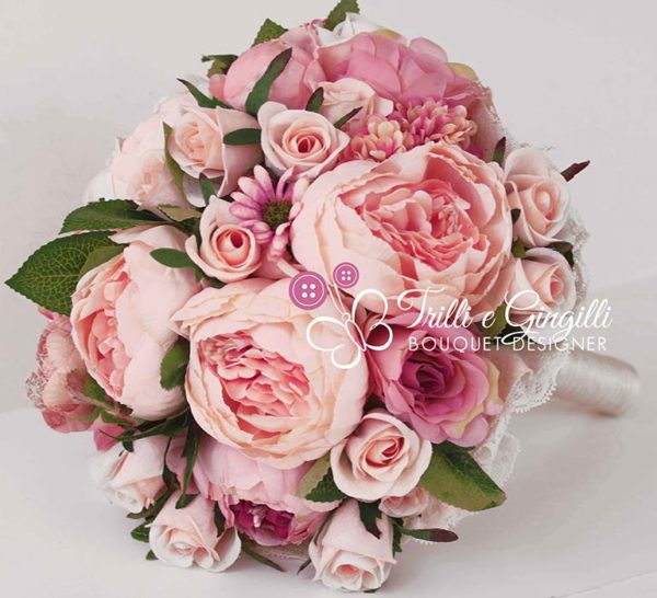 Foto Bouquet Da Sposa Con Peonie Tante Idee Per Te