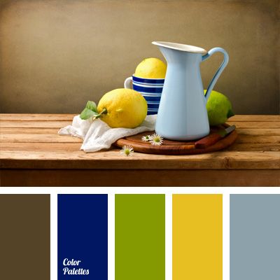 palette colori matrimonio tema sicilia giallo blu